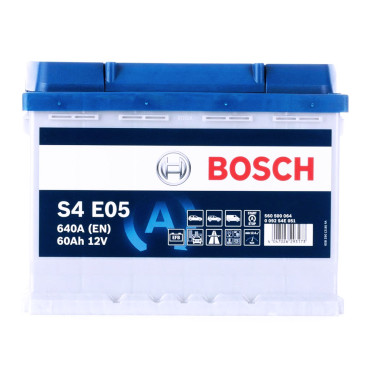 Μπαταρία BOSCH S4 60AH 12V 640A START-STOP(R) 0092S4E051