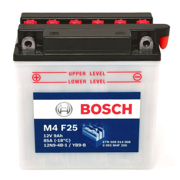 Μπαταρία BOSCH M4 F25 9AH 12V 85A 0092M4F250