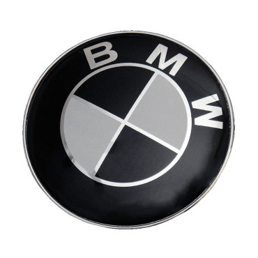 Σήμα καπό BMW 82mm μαύρο 1τμχ