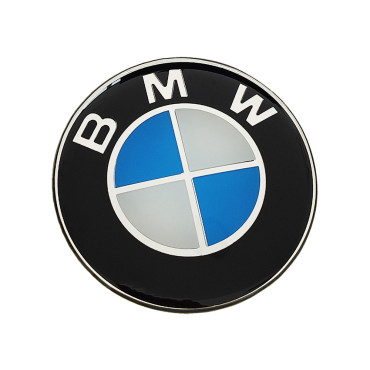 Αυτοκόλλητο σήμα τιμονιού BMW 45mm μπλε