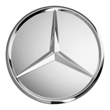 Καπάκι κέντρου ζάντας Mercedes ασημί 73mm 1τμχ