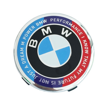 Καπάκι κέντρου ζάντας BMW M Perfomance 50th anniversary 55mm 1τμχ