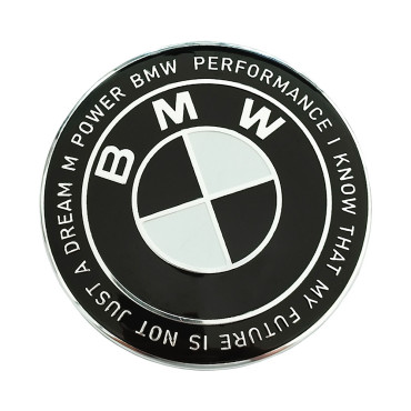 Καπάκι κέντρου ζάντας BMW M Perfomance 50th anniversary 68mm Black 1τμχ