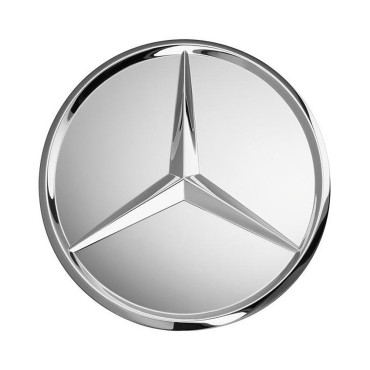 Καπάκι κέντρου ζάντας Mercedes ασημί 60mm