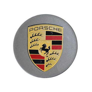 Καπάκι κέντρου ζάντας Porsche γκρι 65mm 1τμχ