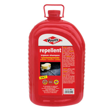 Voulis Repellent Τριπλοσαμπουάν (3σε1) 10 Lt