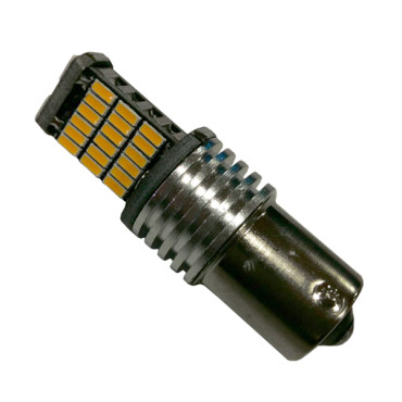 Λαμπτήρας BAU15S 45 SMD 4014 Can Bus 12v Πορτοκαλί GloboStar 04466