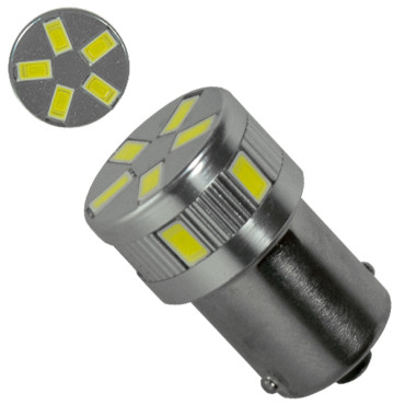 Λαμπτήρας LED 1156 11 SMD 5730 Ψυχρό Λευκό GloboStar 04485