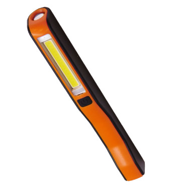 GloboStar 07011 Mini φορητός φακός PEN COB LED πορτοκαλί χρώμα 
