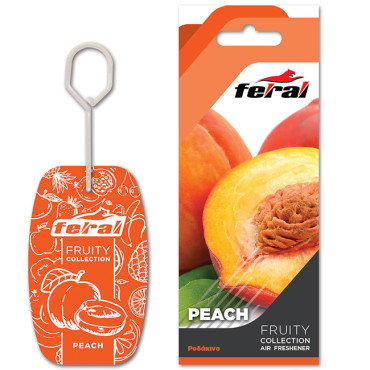 Αρωματικό αυτοκινήτου κρεμαστό feral fruity collection peach