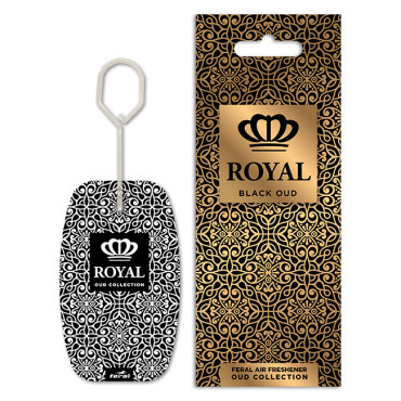 Αρωματικό Αυτοκινήτου Κρεμαστό Feral Royal Collection Black Oud