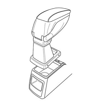 Fiat Idea 2004-2008 βάση τεμπέλη Lampa - 1τμχ