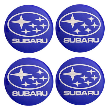 Αυτοκόλλητα ζαντών σμάλτου Subaru 60mm 4τμχ